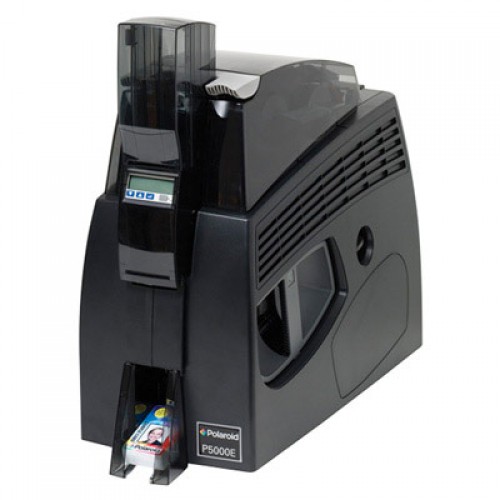 Impresora de tarjetas Polaroid P5000E de doble cara con laminación