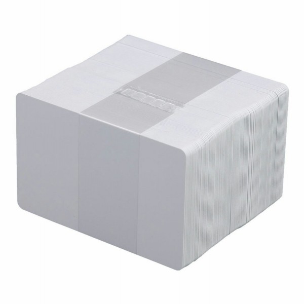 Tarjetas blancas de PVC de .10 mil - Calidad Gráfica - 500 piezas