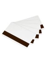 Tarjetas plásticas blancas con banda magnética de baja coercitividad (LoCo) - 500 piezas