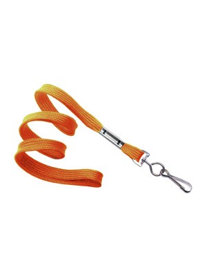 Cordón Portagafete con clip metálico Naranja 2135-3505.