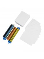 Cinta Zebra 106000-10L1 a color + paquete de tarjetas - YMCO - 400 impresiones
