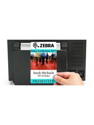 Cinta Zebra 106000-10L a color + paquete de tarjetas - YMCO - 400 impresiones